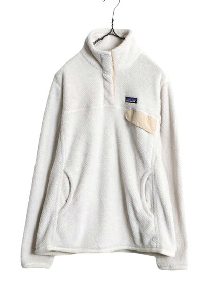 17年製 パタゴニア リツール スナップT プルオーバー ジャケット レディース L 古着 Patagonia フリース アウトドア ブルゾン ハイネック
