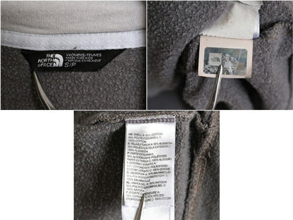 ノースフェイス プリント スウェット フード パーカー レディース S The North Face プルオーバー 裏起毛 トレーナー アウトドア ツートン