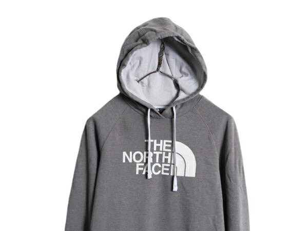 ノースフェイス プリント スウェット フード パーカー レディース S The North Face プルオーバー 裏起毛 トレーナー アウトドア ツートン