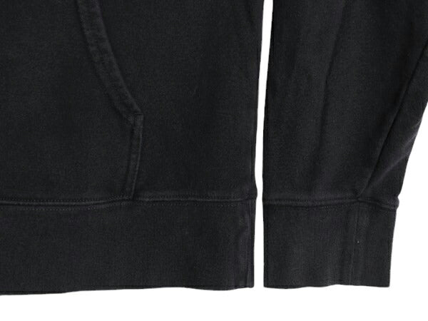 ノースフェイス プリント スウェット フード パーカー レディース L / 古着 The North Face アウトドア トレーナー 裏起毛 プルオーバー 黒