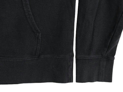 ノースフェイス プリント スウェット フード パーカー レディース L / 古着 The North Face アウトドア トレーナー 裏起毛 プルオーバー 黒