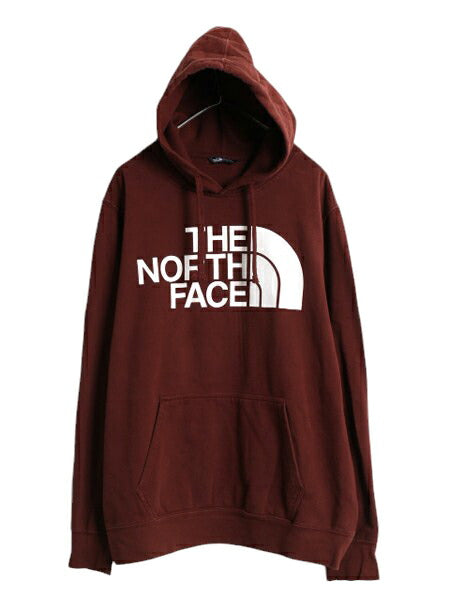 ノースフェイス プリント スウェット フード パーカー メンズ XL The North Face プルオーバー 裏起毛 トレーナー アウトドア 大きいサイズ