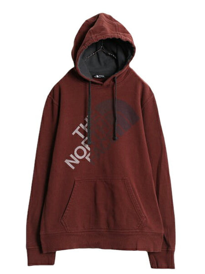 ノースフェイス プリント スウェット フード パーカー メンズ М / The North Face プルオーバー 裏起毛 トレーナー アウトドア ツートン