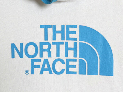 ノースフェイス プリント スウェット フード パーカー レディース L The North Face プルオーバー 裏起毛 トレーナー アウトドア ホワイト