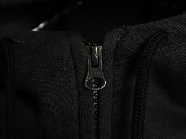 ノースフェイス フルジップ スウェット フード パーカー レディース L / The North Face アウトドア トレーナー 裏起毛 ワンポイント 濃灰