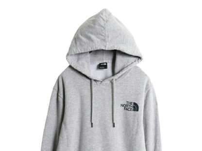 US企画 ノースフェイス プリント スウェット フード パーカー メンズ М / 古着 The North Face 裏起毛 トレーナー 灰 プルオーバー グレー