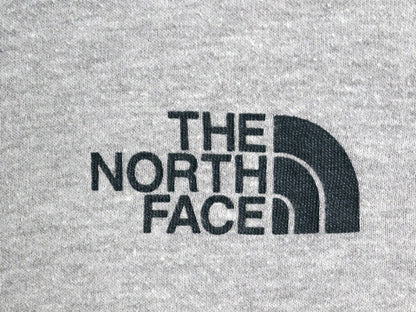 US企画 ノースフェイス プリント スウェット フード パーカー メンズ М / 古着 The North Face 裏起毛 トレーナー 灰 プルオーバー グレー