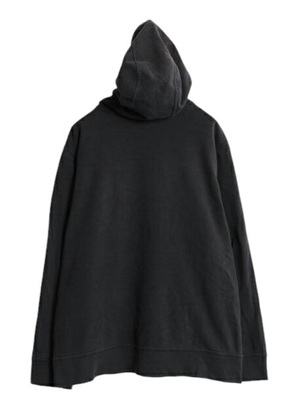 US企画 ノースフェイス プリント スウェット フード パーカー メンズ XL The North Face トレーナー アウトドア プルオーバー ツートン 黒
