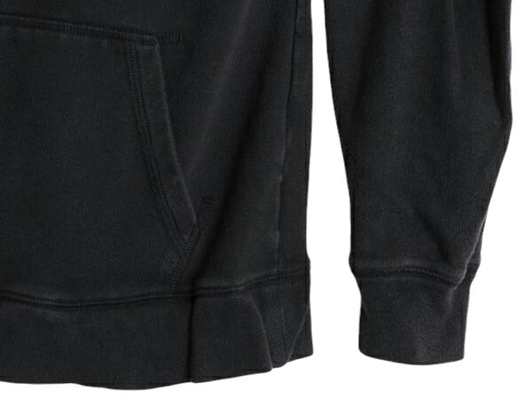 ノースフェイス プリント スウェット フード パーカー レディース М The North Face アウトドア プルオーバー 裏起毛 トレーナー 黒 薄手