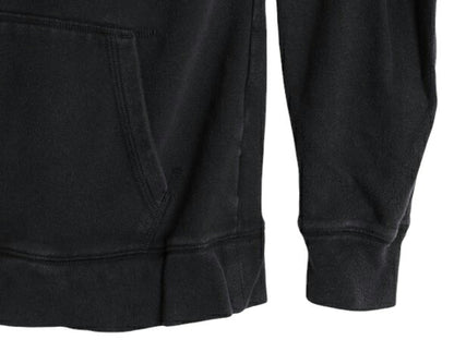 ノースフェイス プリント スウェット フード パーカー レディース М The North Face アウトドア プルオーバー 裏起毛 トレーナー 黒 薄手