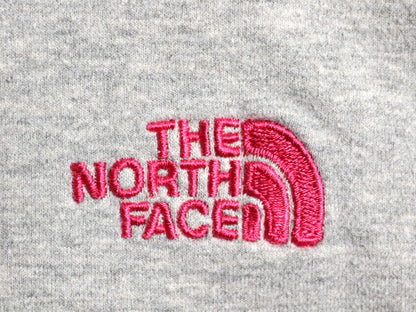 ノースフェイス フルジップ スウェット パーカー レディース L / 古着 The North Face 灰 アウトドア トレーナー ストレッチ 裏起毛 グレー