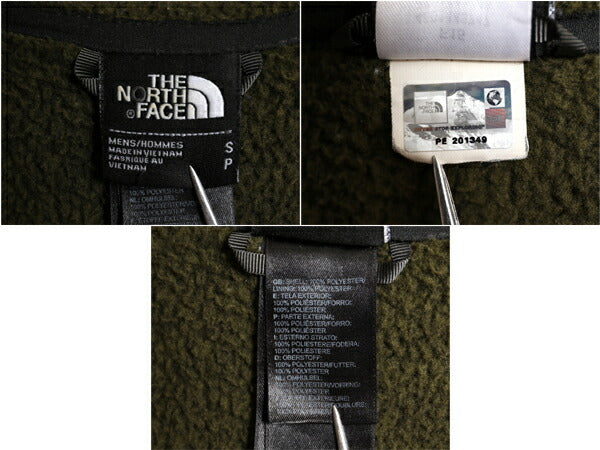 US企画 ノースフェイス セーター フリース ジャケット メンズ S 古着 The North face アウトドア フルジップ ジャンパー ブルゾン 裏ボア