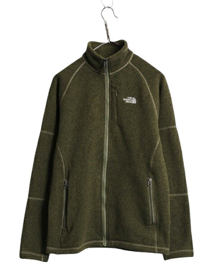 US企画 ノースフェイス セーター フリース ジャケット メンズ S 古着 The North face アウトドア フルジップ ジャンパー ブルゾン 裏ボア