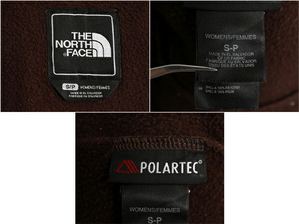 ノースフェイス デナリ ジャケット レディース S 古着 The North Face DENALI アウトドア フリース ブルゾン ナイロン フルジップ ブラウン