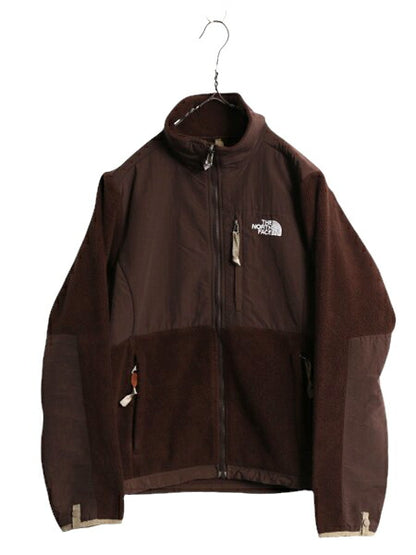 ノースフェイス デナリ ジャケット レディース S 古着 The North Face DENALI アウトドア フリース ブルゾン ナイロン フルジップ ブラウン