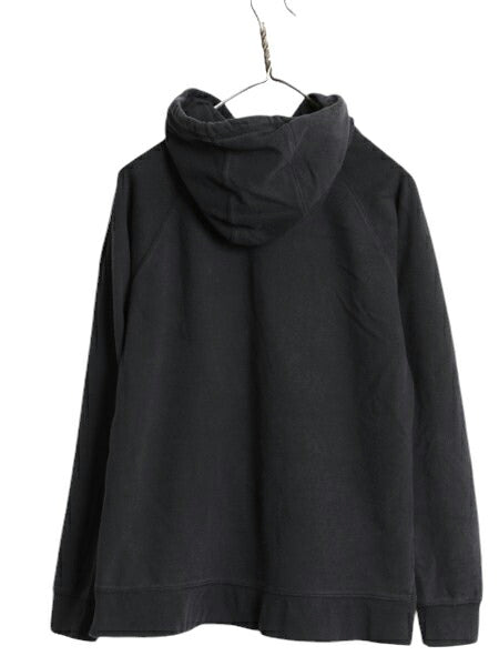 ノースフェイス プリント スウェット フード パーカー レディース XL The North Face プルオーバー 裏起毛 トレーナー アウトドア ブラック