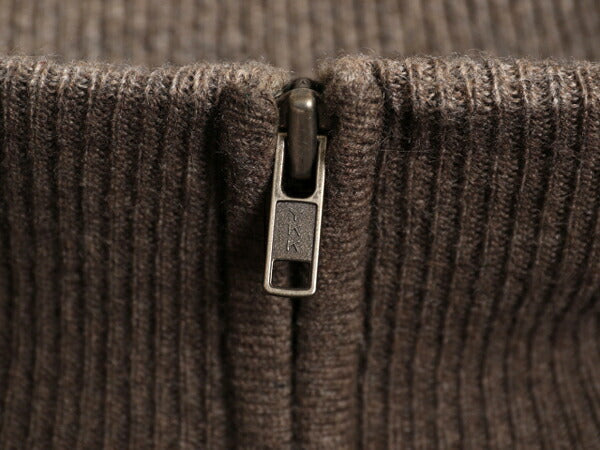 08年製 高級 100% カシミヤ パタゴニア ハーフジップ ニット セーター メンズ М / 古着 PATAGONIA 無地 ハイネック 薄手 無地 ラグラン 茶