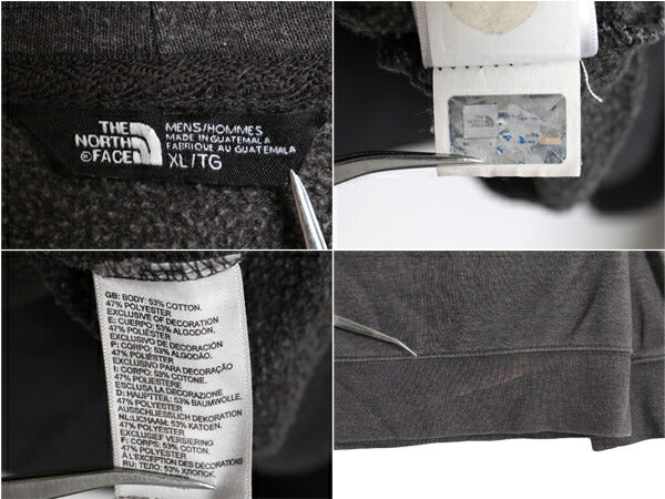 ノースフェイス プリント スウェット フード パーカー メンズ XL The North Face プルオーバー 裏起毛 トレーナー アウトドア 大きいサイズ