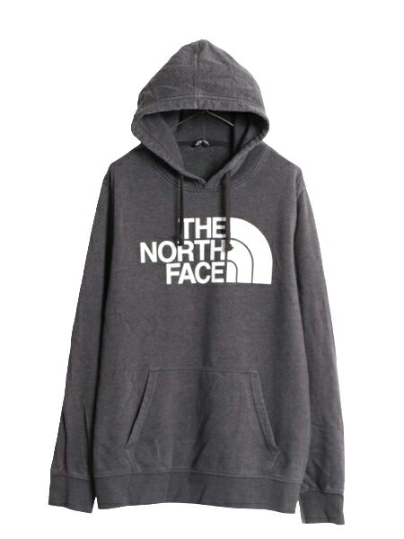 ノースフェイス プリント スウェット フード パーカー メンズ XL The North Face プルオーバー 裏起毛 トレーナー アウトドア 大きいサイズ