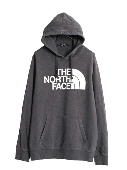 ノースフェイス プリント スウェット フード パーカー メンズ XL The North Face プルオーバー 裏起毛 トレーナー アウトドア 大きいサイズ