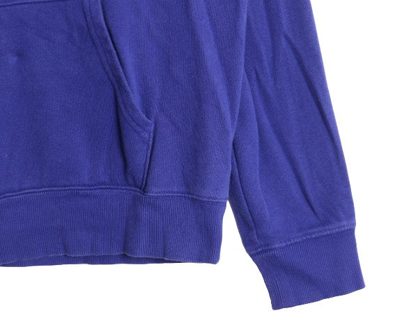 ノースフェイス 両面 プリント スウェット フード パーカー メンズ M / 古着 The North Face アウトドア トレーナー プルオーバー ブルー
