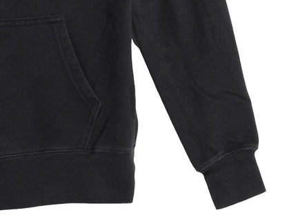 US企画 ノースフェイス プリント スウェット フード パーカー レディース S / 古着 The North Face アウトドア トレーナー 裏起毛 ブラック
