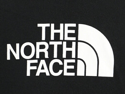 US企画 ノースフェイス プリント スウェット フード パーカー レディース S / 古着 The North Face アウトドア トレーナー 裏起毛 ブラック