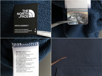 US企画 ノースフェイス 両面 プリント スウェット フード パーカー メンズ L / The North Face アウトドア トレーナー プルオーバー 薄手