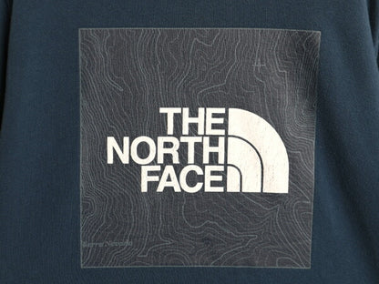 US企画 ノースフェイス 両面 プリント スウェット フード パーカー メンズ L / The North Face アウトドア トレーナー プルオーバー 薄手