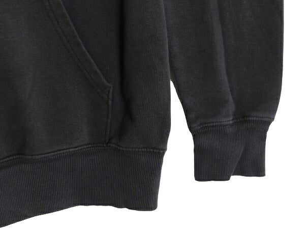 ノースフェイス プリント スウェット フード パーカー メンズ S / The North Face プルオーバー 裏起毛 トレーナー アウトドア ブラック