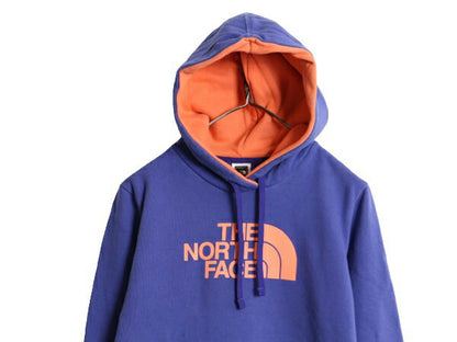 US企画 ノースフェイス プリント スウェット フード パーカー レディース М / The North Face プルオーバー 裏起毛 トレーナー ツートーン