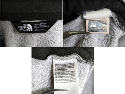 ノースフェイス プリント スウェット フード パーカー メンズ L 古着 The North Face プルオーバー 裏起毛 トレーナー アウトドア 2トーン