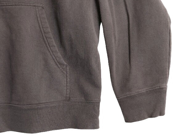 US企画 ノースフェイス プリント スウェット フード パーカー メンズ XL 古着 The North Face プルオーバー トレーナー アウトドア グレー