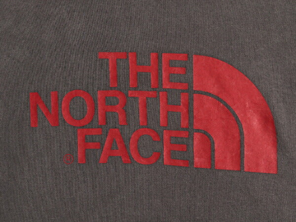 US企画 ノースフェイス プリント スウェット フード パーカー メンズ XL 古着 The North Face プルオーバー トレーナー アウトドア グレー