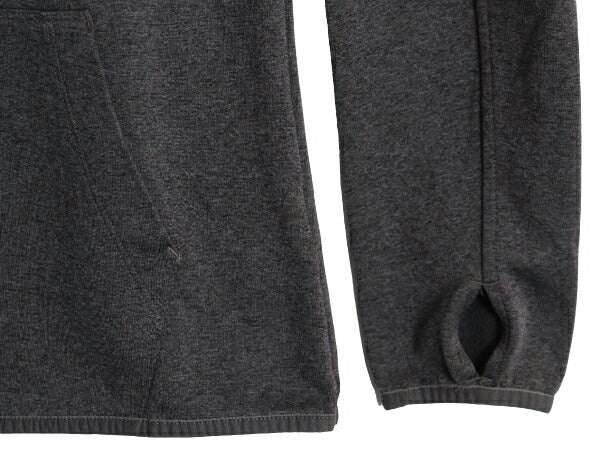 ノースフェイス プリント フード パーカー レディース M / 古着 The North Face アウトドア ジャージ 素材 裏 フリース ストレッチ 2トーン