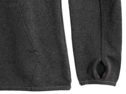 ノースフェイス プリント フード パーカー レディース M / 古着 The North Face アウトドア ジャージ 素材 裏 フリース ストレッチ 2トーン