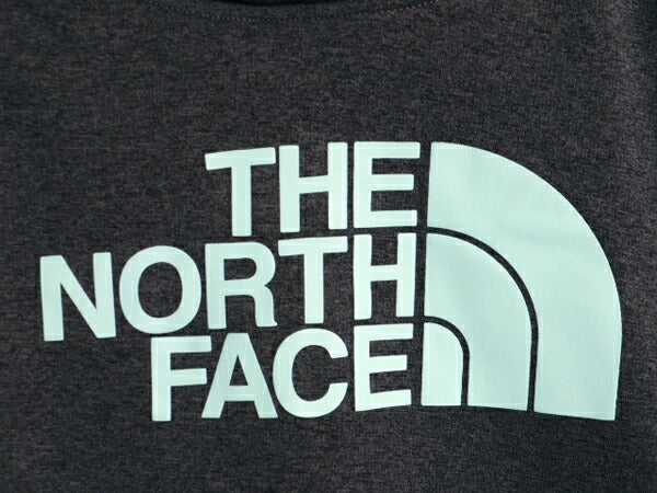 ノースフェイス プリント フード パーカー レディース M / 古着 The North Face アウトドア ジャージ 素材 裏 フリース ストレッチ 2トーン