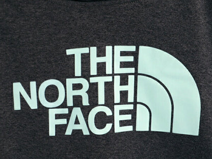 ノースフェイス プリント フード パーカー レディース M / 古着 The North Face アウトドア ジャージ 素材 裏 フリース ストレッチ 2トーン