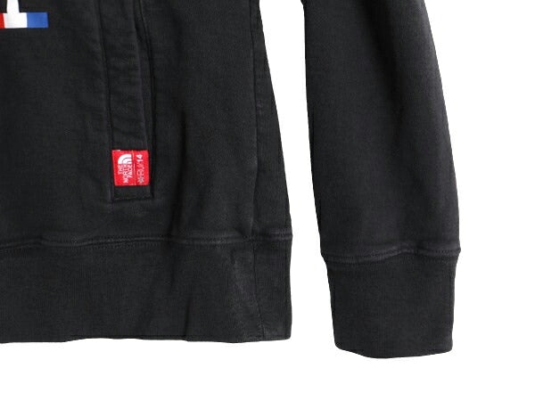2014年 オリンピック 限定 ノースフェイス 国旗 プリント スウェット フード パーカー レディース S / The North face プルオーバー 裏起毛