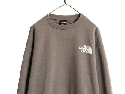 US企画 ノースフェイス 両面 プリント スウェット メンズ S / 古着 The North Face 裏起毛 ヘビーウェイト トレーナー スエット アウトドア