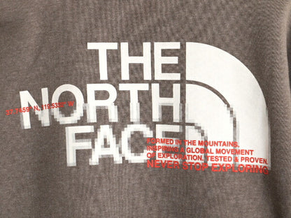 US企画 ノースフェイス 両面 プリント スウェット メンズ S / 古着 The North Face 裏起毛 ヘビーウェイト トレーナー スエット アウトドア