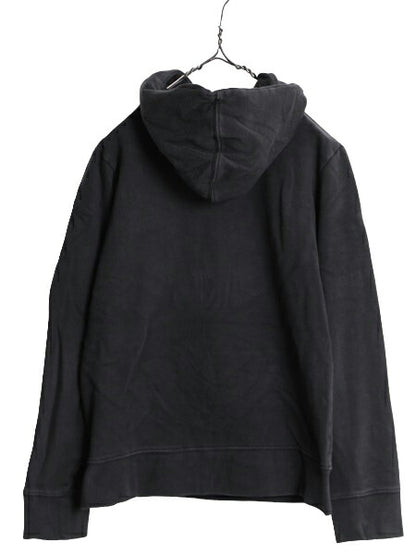 ノースフェイス プリント スウェット フード パーカー レディース L The North Face プルオーバー 裏起毛 トレーナー アウトドア ブラック