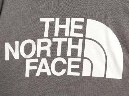 ノースフェイス プリント スウェット フード パーカー メンズ М 古着 The North Face プルオーバー 裏起毛 トレーナー アウトドア グレー