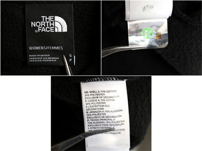 ノースフェイス プリント スウェット フード パーカー レディース S The North Face プルオーバー 裏起毛 トレーナー アウトドア ブラック
