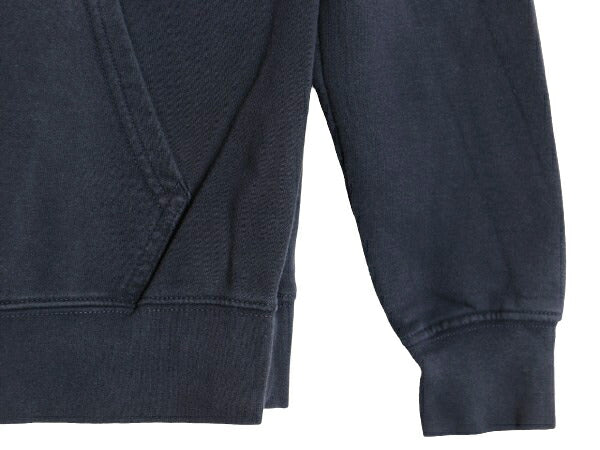 US企画 ノースフェイス プリント スウェット フード パーカー レディース S The North Face プルオーバー 裏起毛 トレーナー アウトドア 紺