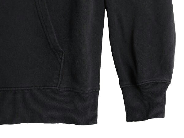 ノースフェイス プリント スウェット フード パーカー メンズ L The North Face プルオーバー 裏起毛 トレーナー 黒 アウトドア ブラック