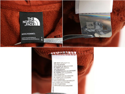 ノースフェイス ロゴ プリント スウェット フード パーカー メンズ L / 古着 The North Face プルオーバー 裏起毛 トレーナー アウトドア