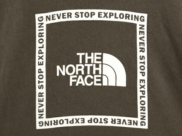 ノースフェイス 両面 プリント スウェット フード パーカー メンズ М The North Face プルオーバー 裏起毛 トレーナー アウトドア カーキ
