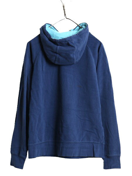 ノースフェイス プリント スウェット フード パーカー レディース М The North Face トレーナー プルオーバー 裏起毛 アウトドア 2トーン
