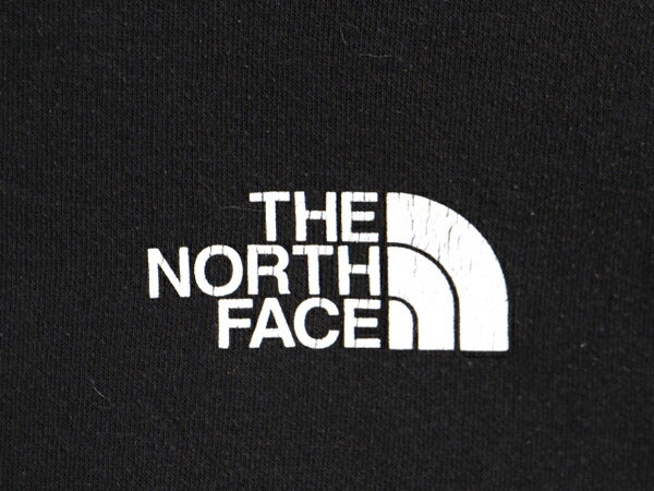 ノースフェイス 両面 プリント スウェット フード パーカー レディース XL / 古着 The North Face トレーナー アウトドア プルオーバー 黒